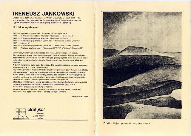 Ireneusz Jankowski - Katalog - Galeria M - Warszawa