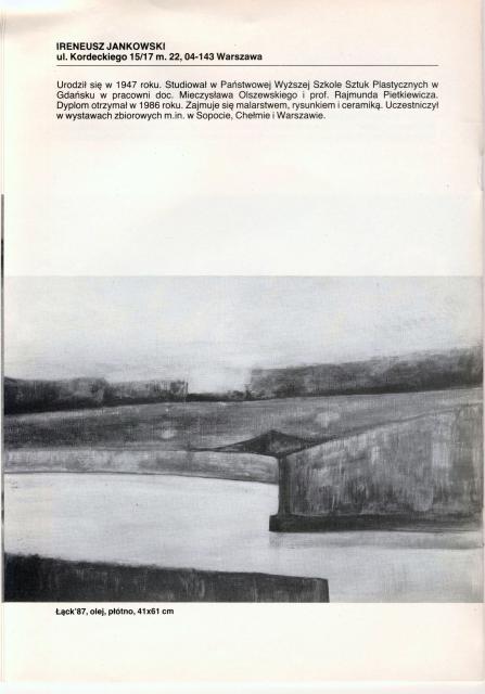 Ireneusz Jankowski - Katalog - Łąck'87