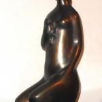 Kazimierz Zieliński - Dziewczyna z różą - brąz - 53cm