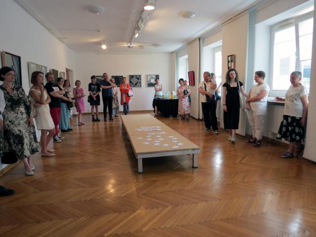 Ireneusz Jankowski - Wernisaż wystawy  "W poszukiwaniu geometrii" - Galeria ŁAZIENKOWSKA - Warszawa 2021